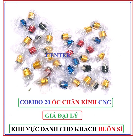 Combo 20 ốc chân kính CNC