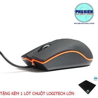(Tặng 1 Lót Chuột) Chuột Máy Tính Có Dây M20 Có Hộp Chính Hãng Bảo Hành 1 Đổi 1 Trong 12 Tháng, Cho Máy Bàn Và Laptop