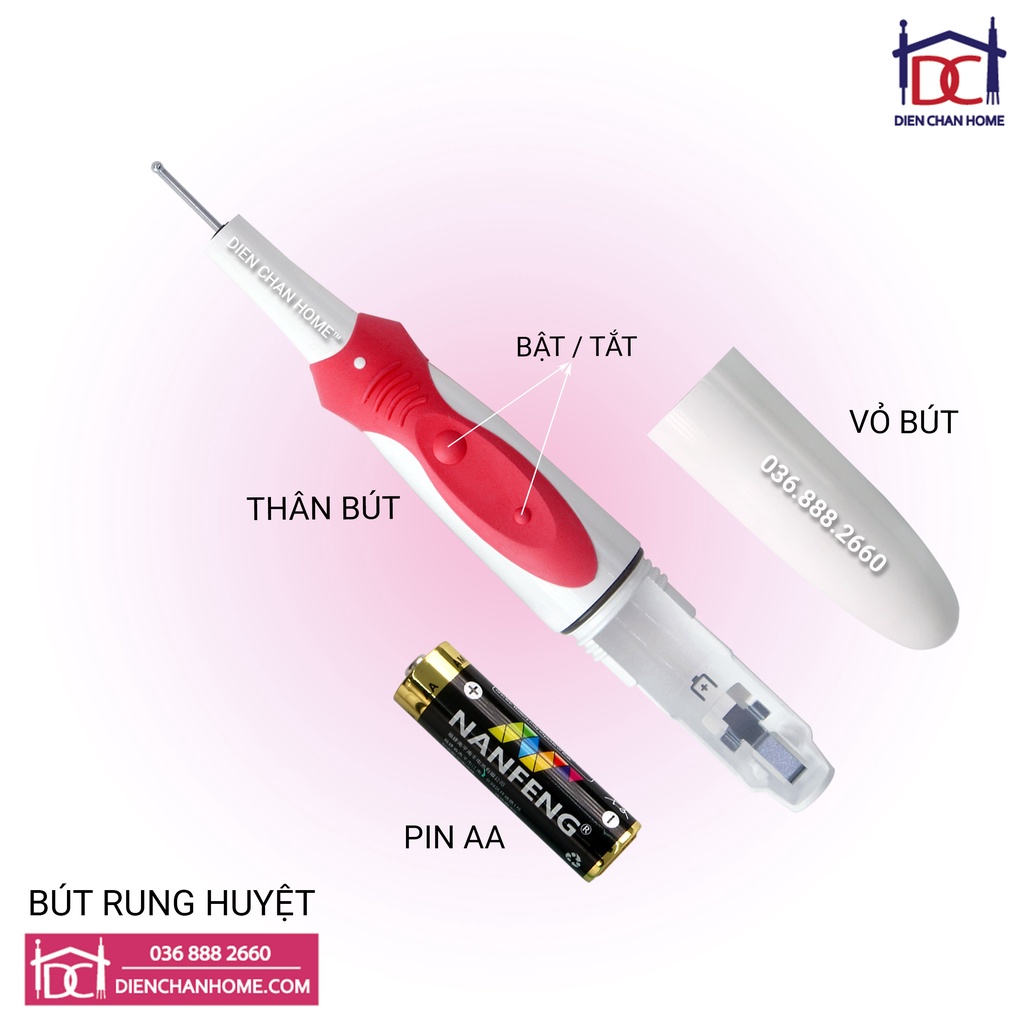 Bút rung huyệt Bạc Diện Chẩn