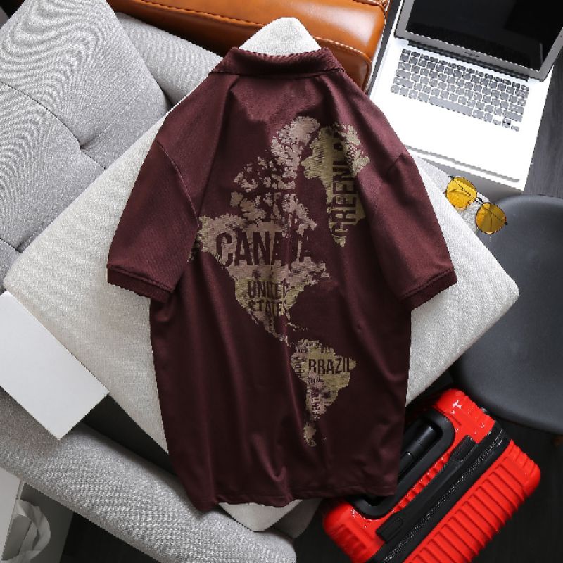 Áo thun bẻ Marc Russia nam