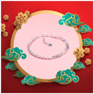 Lắc tay bạc H.A.S dáng đuôi phụng - HLT64