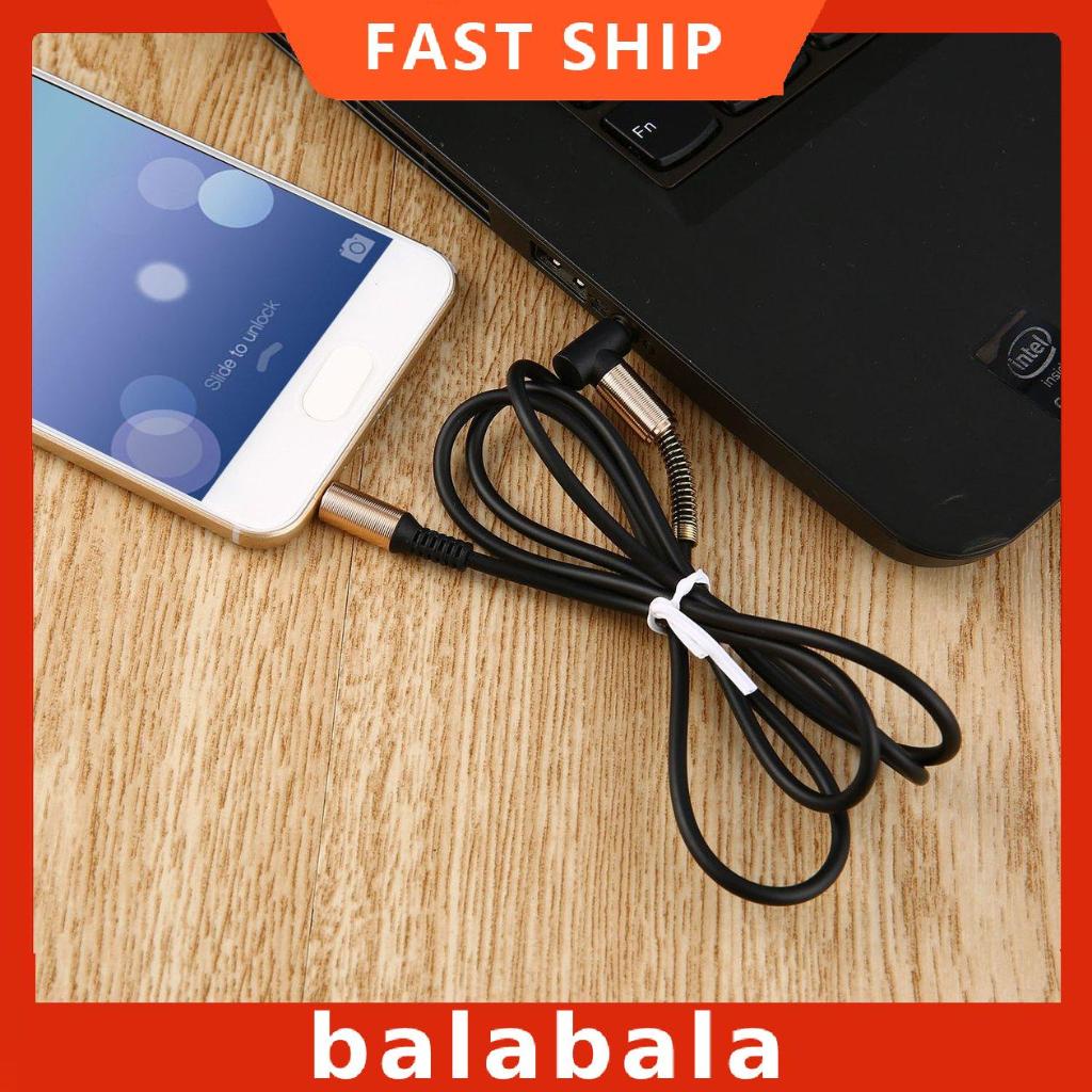[BL]3.5 mm Jack AUX Audio Cable Male to Male Cable Gold Plug Line Cord Audio Cable
