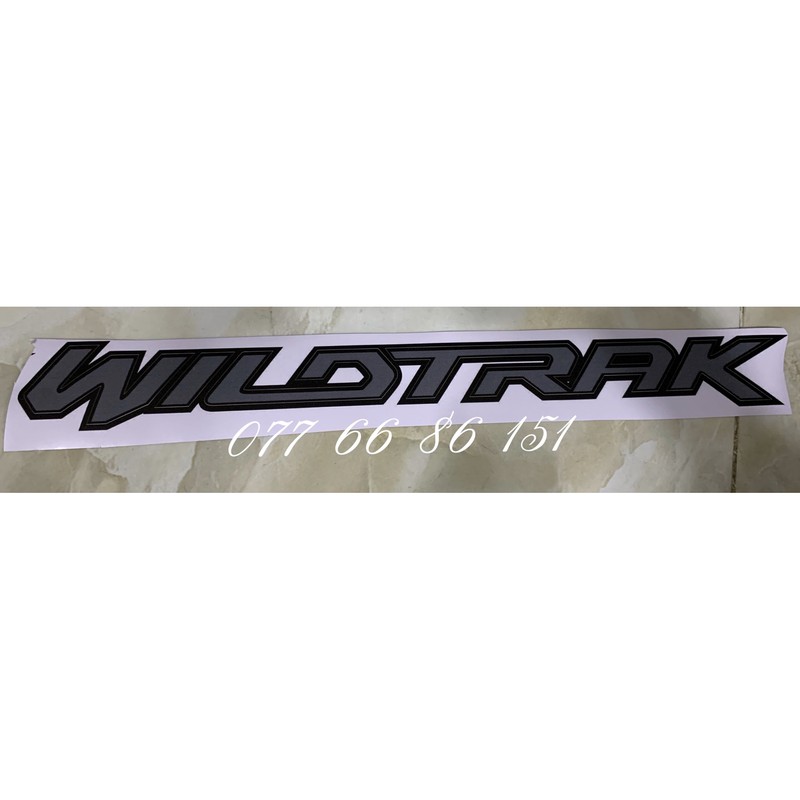 Tem Chữ Wildtrack sau đuôi xe Ranger