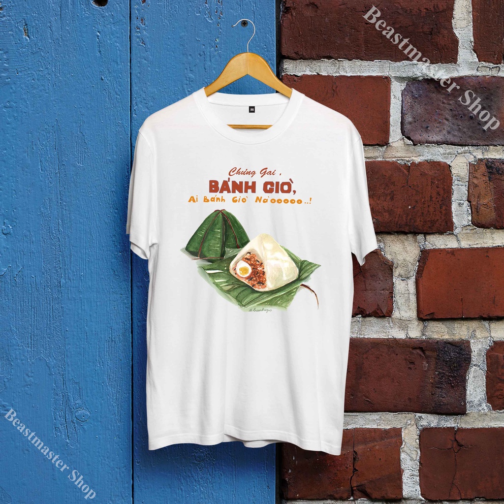 Áo Unisex Văn Hóa - Du Lịch Việt Nam - Áo Unisex hình ảnh Sài Gòn - Chưng gai bánh giò - U10VIN083