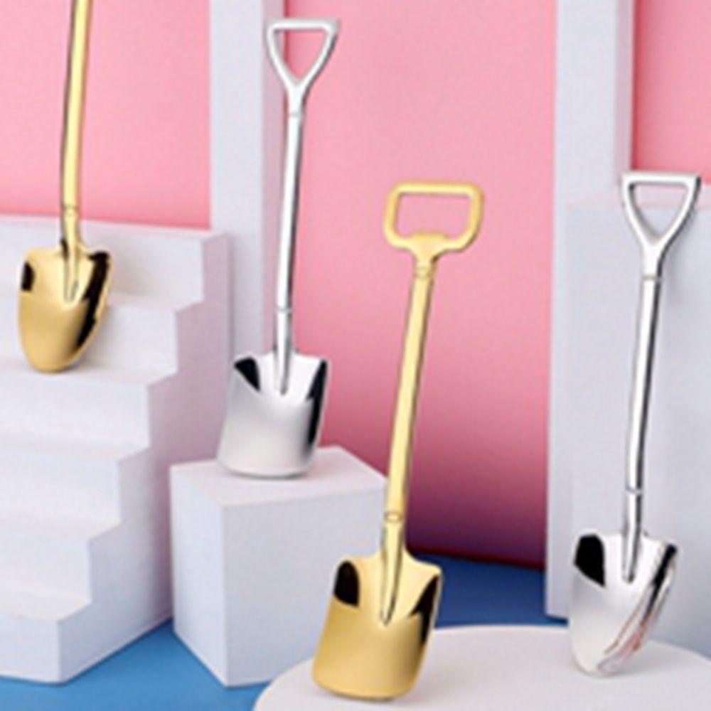 YIYU Muỗng Uống Cà Phê / Trà / Kem Bằng Thép Không Gỉ Tiện Dụng