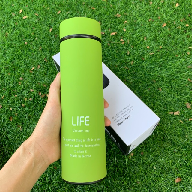 Bình giữ nhiệt Life HANQUOC-01 màu xanh lá