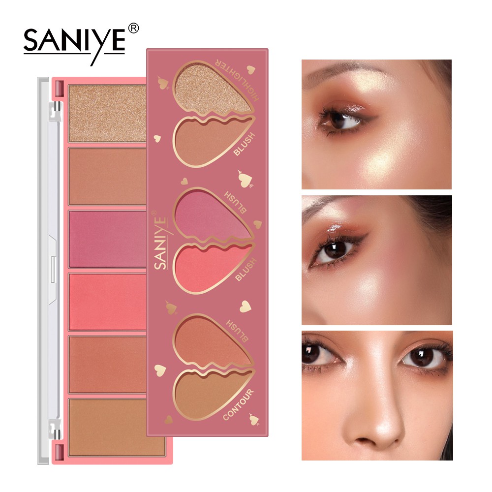 SANIYE 3 in 1 love pattern blush 1 