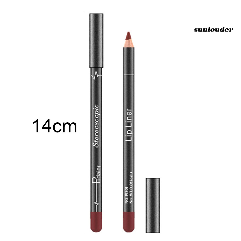 (Hàng Mới Về) Set 12 Bút Kẻ Viền Môi Lâu Trôi Chống Thấm Nước Màu Sắc Quyến Rũ | BigBuy360 - bigbuy360.vn