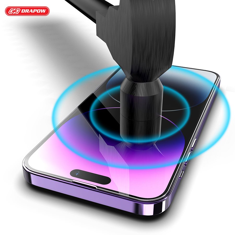 Kính cường lực tự lấy bụi tự dán KingKong Drapow 0.33mm TD17 dán cực dễ dàng