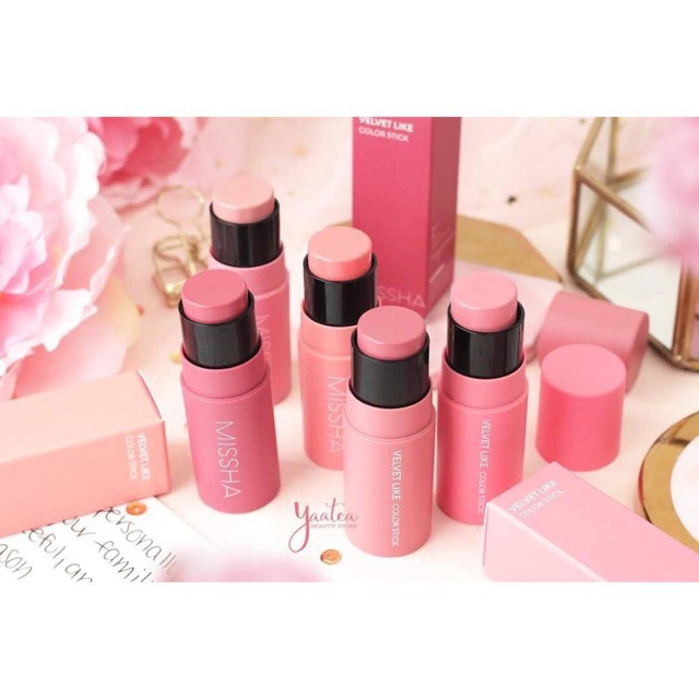 Phấn Má Hồng Dạng Thỏi MISSHA Velvet Like Color Stick 7g