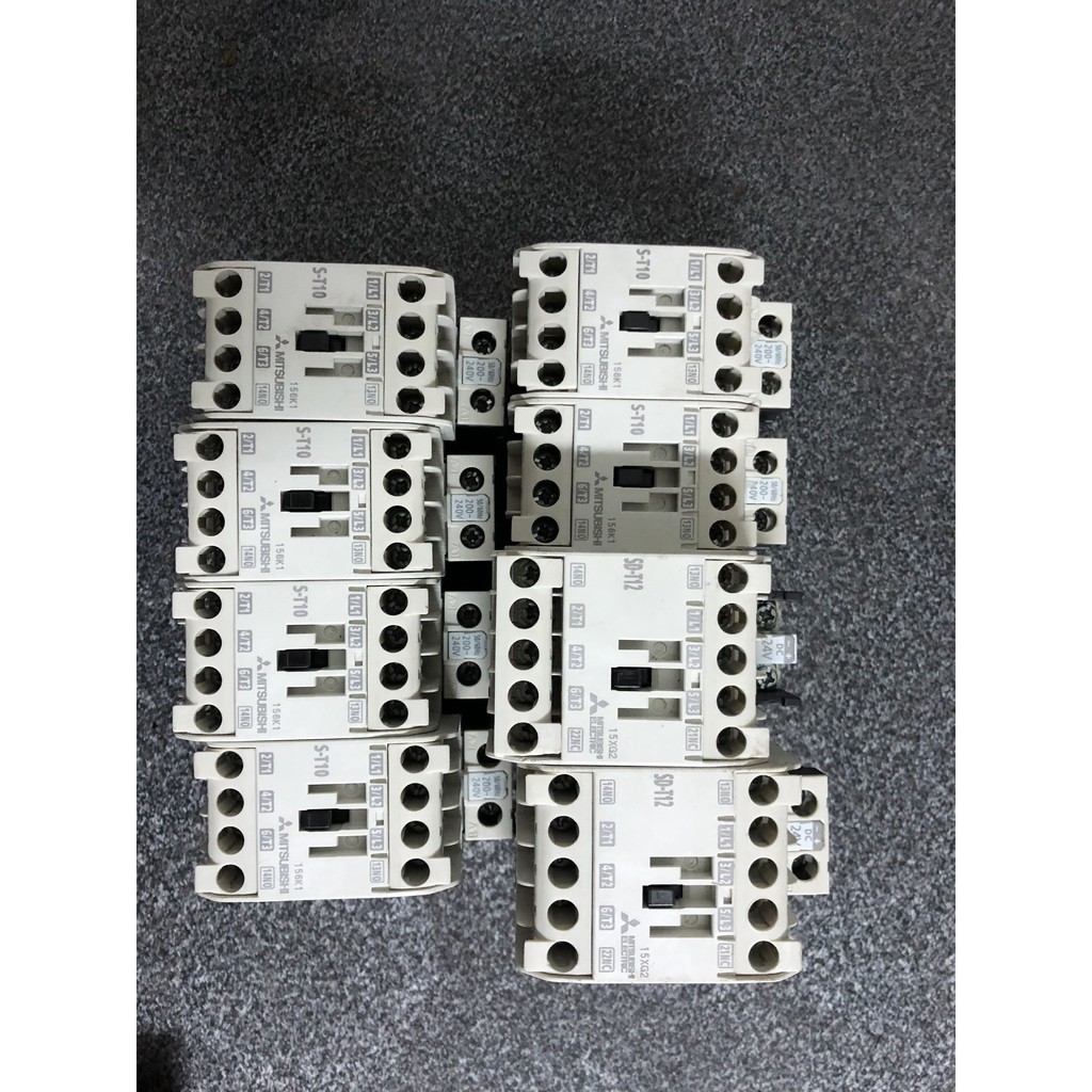 Khởi động từ, Contactor ST-10A Mítubishi coil 24VDC, 110V-220VAC