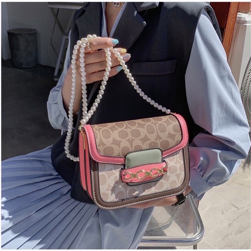 Túi xách nữ  𝑭𝑹𝑬𝑬𝑺𝑯𝑰𝑷  Túi đeo chéo gucci sách tay có ngăn đựng tiền,điện thoại (nữ tính,sang trọng) TXN 19067