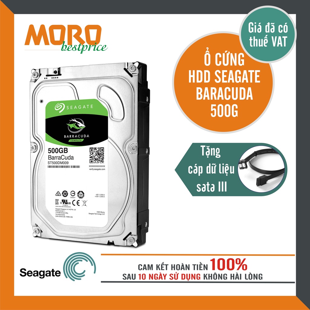 Ổ cứng HDD Seagate|Western 500GB (Tháo máy đồng bộ - mới trên 95%) - Bảo hành lỗi 1 đổi 1