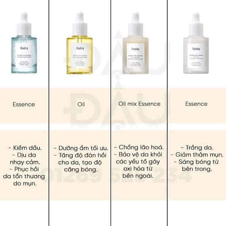[SALE CẬN DATE 07/23] Bộ 4 serum bestseller từ nhà Huxley Esence Deluxe (Hàn Quốc)