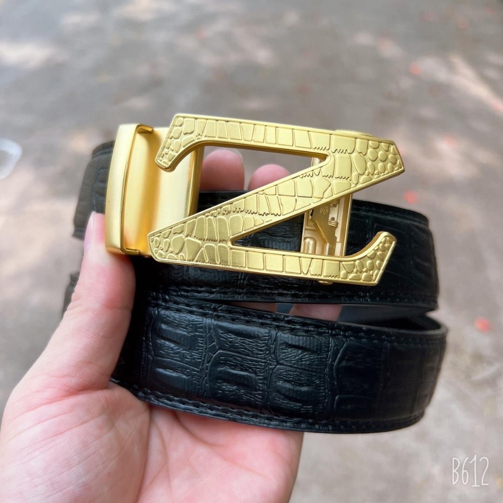 Thắt lưng nam - Dây nịt nam da cao cấp mặt khóa kim loại nguyên khối trẻ trung lịch lãm TL10