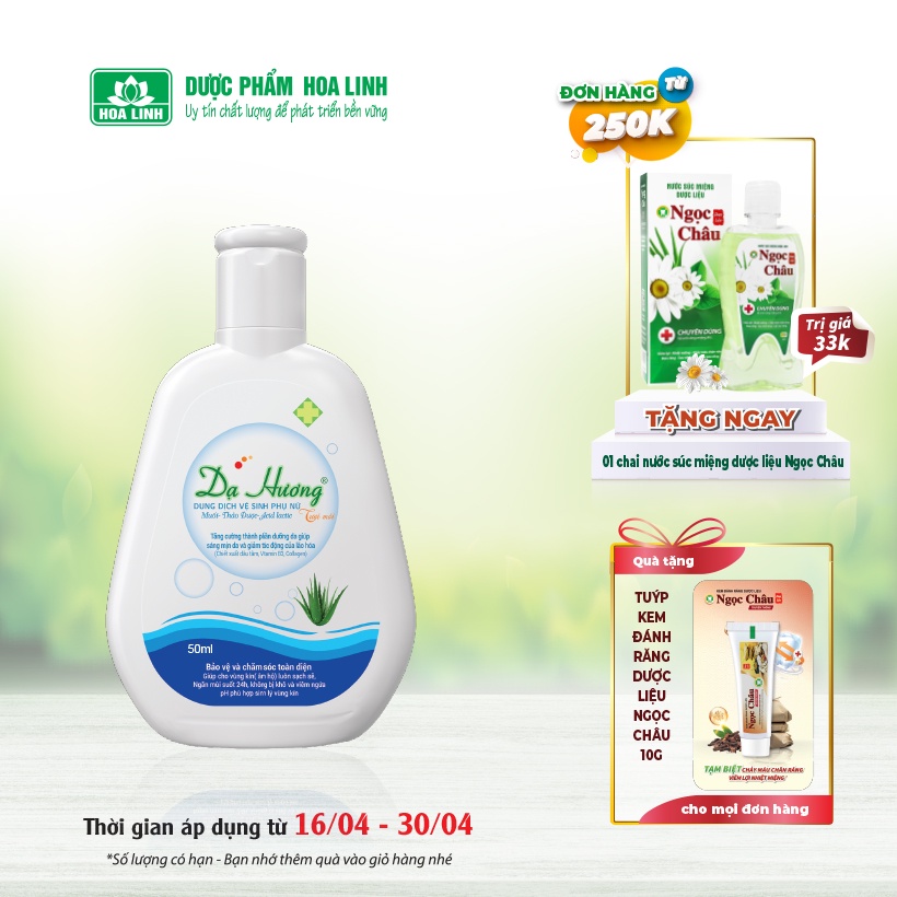 Dung dịch vệ sinh phụ nữ Dạ Hương (50ml)