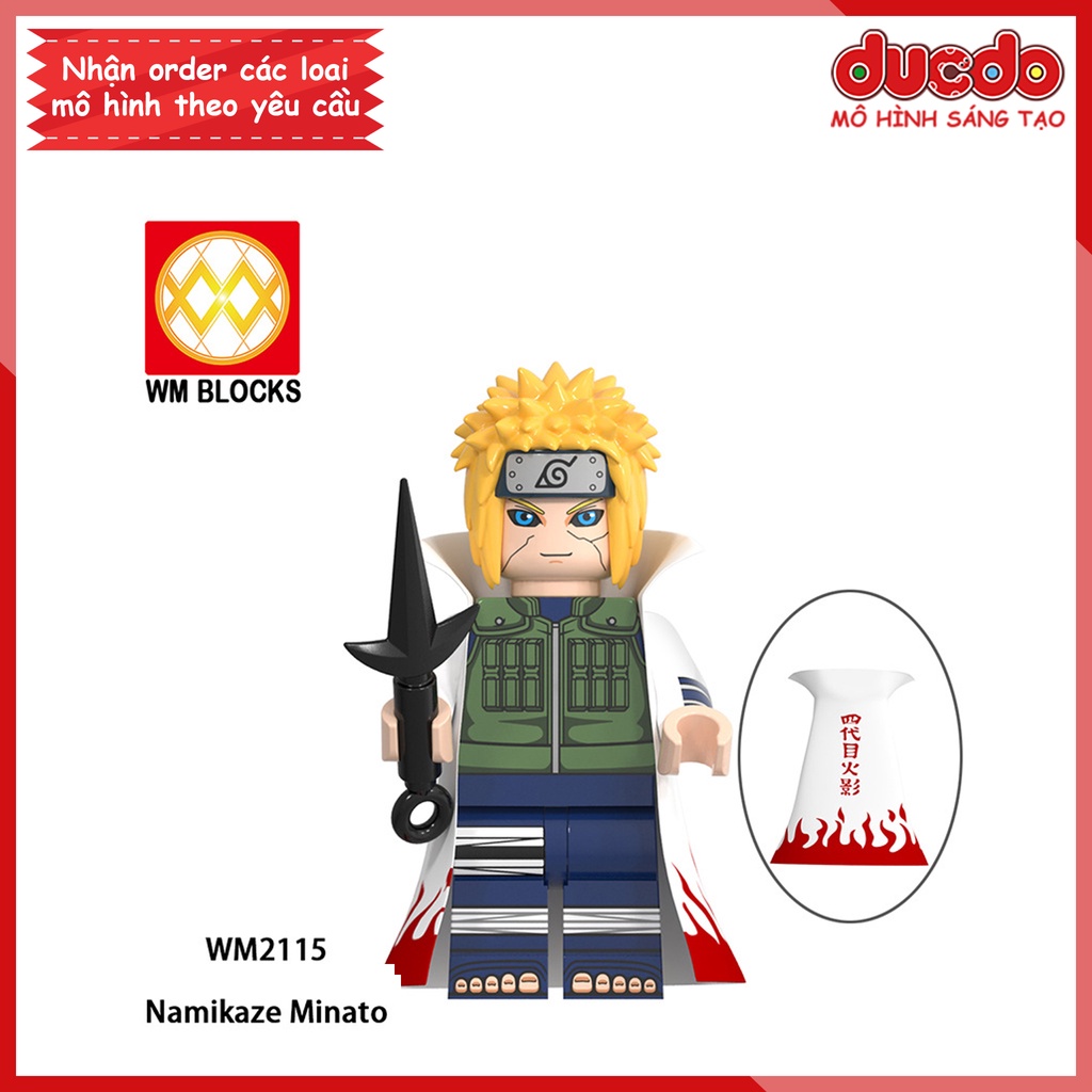 Minifigures các nhân vật Naruto, Zetsu, Madara, Kakashi - Đồ chơi Lắp ghép Xếp hình Mô hình Mini WM WM6109