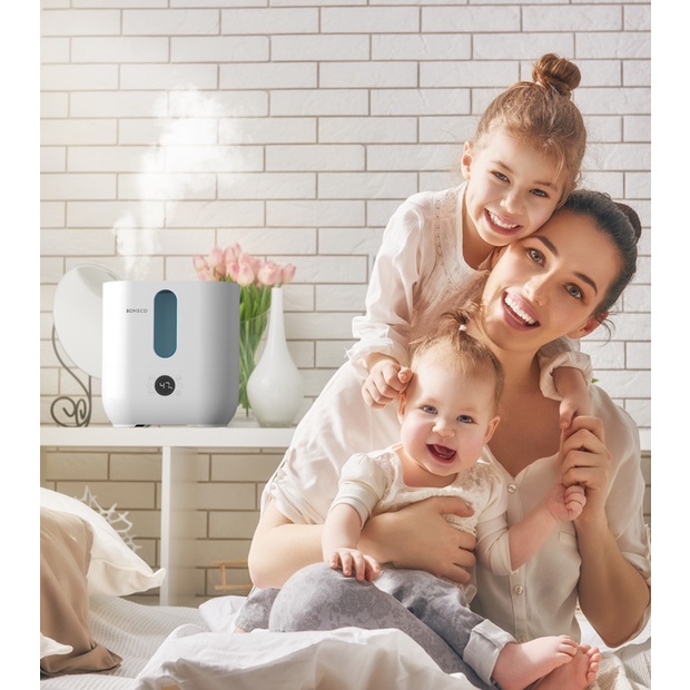 Máy Phun Sương Tạo Ẩm BONECO U350 Làm Mát Nhà, Tạo Độ Ẩm, Xông Tinh Dầu Thơm Phòng, Sương Nano  - Hàng Chính Hãng