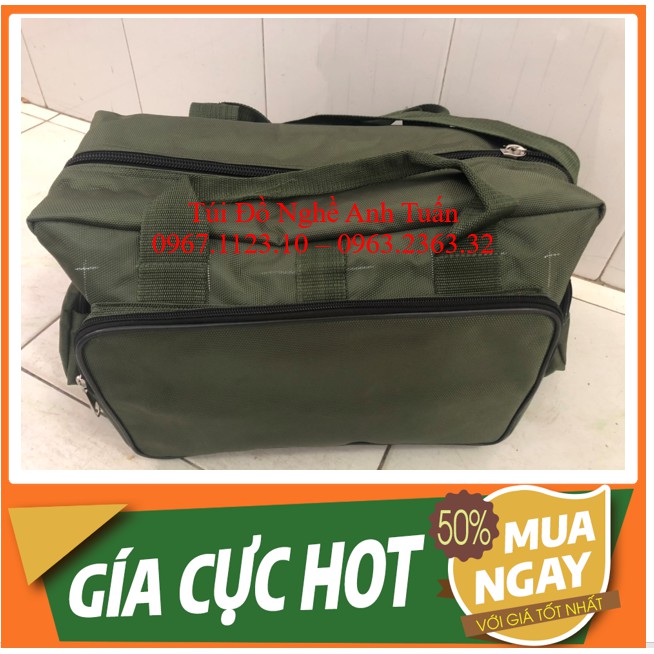 [RẺ NHẤT SHOPEE] Túi đựng đồ nghề [HÀNG CÔNG TY THANH LÝ XẢ KHO] túi ngang size đại hộp cao cấp khóa đồng