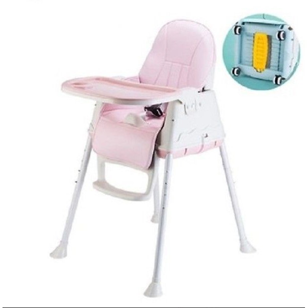 zimba baby Ghế ăn dặm Umoo 3 chức năng - có đệm + bánh xe