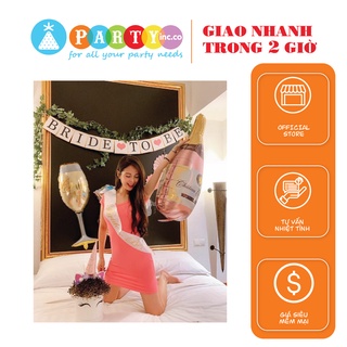 Bộ bong bóng trang trí tiệc chia tay độc thân màu vàng ctdt27