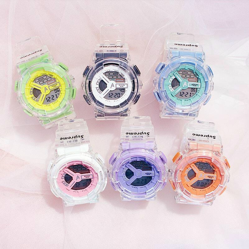 Đồng hồ thể thao điện tử nam - nữ Sport Aosun dây silicon FFyt5