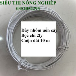 Dây nhôm uốn cây cảnh bọc chỉ 2ly dài 10 mét