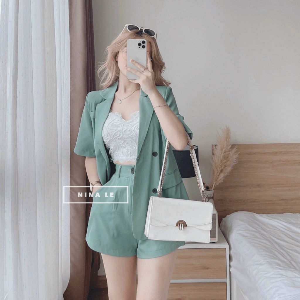 SET BỘ ĐỒ NỮ, MẶC ĐI CHƠI/ DỰ TIỆC, VẢI CAO CẤP MÁT MỊN, PHONG CÁCH HÀN QUỐC UP