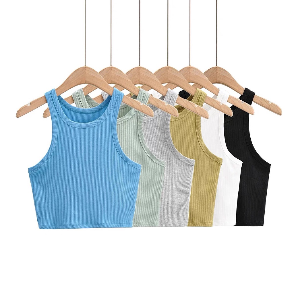 Áo Croptop Nữ Ba Lỗ Nhiều Màu Summer - Tharo Clothing - [AO42