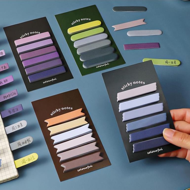 Giấy Note Ghi Chú Sticky Note 4 Màu 120 Tờ H203