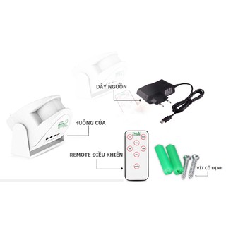 Báo khách báo trộm cảm ứng có dây nguồn