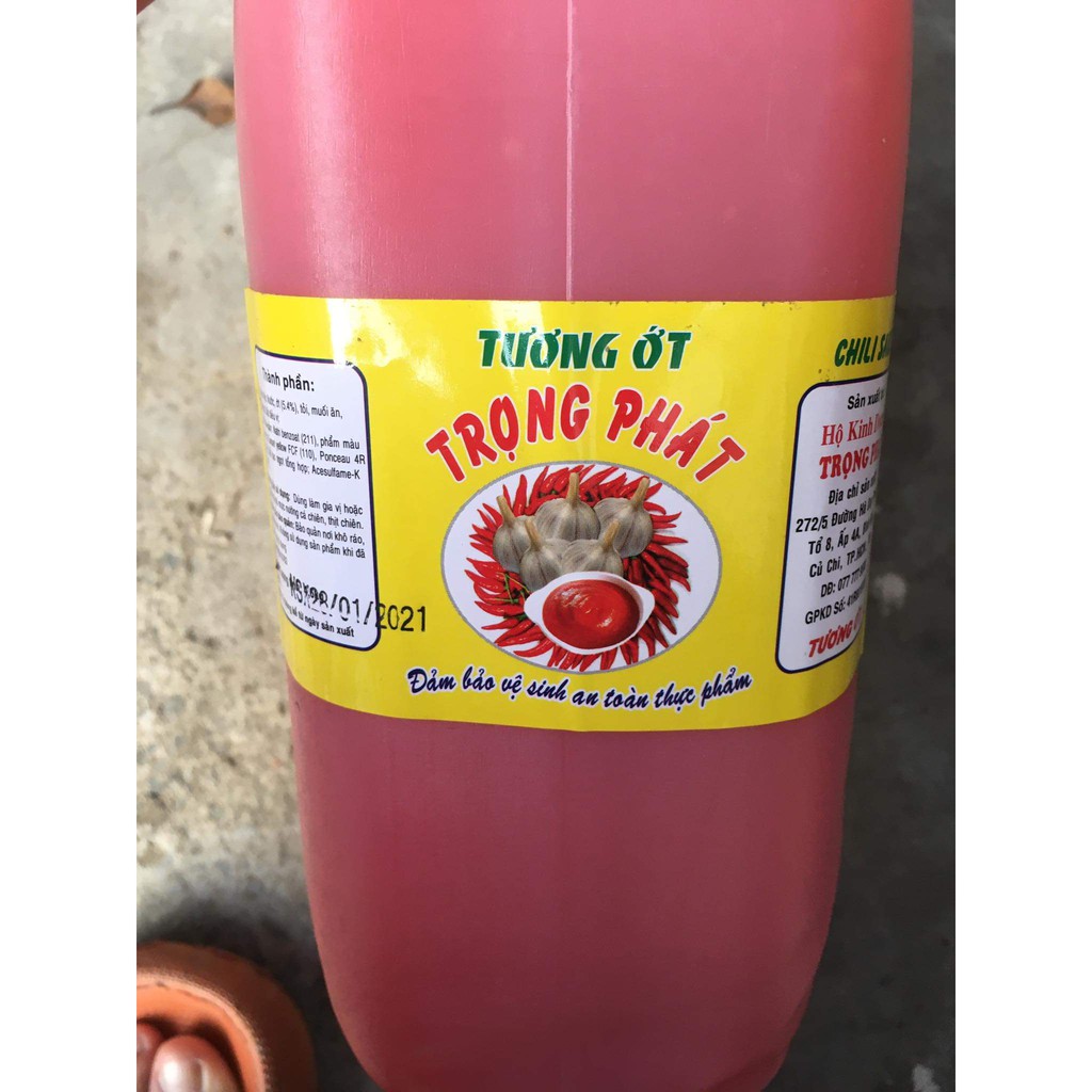 Tương ớt Trọng Phát bình 5 lít