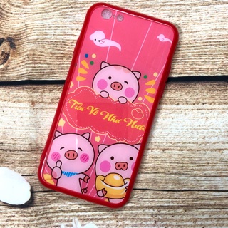Ốp lưng iPhone 6 / 6s hình heo chúc tết
