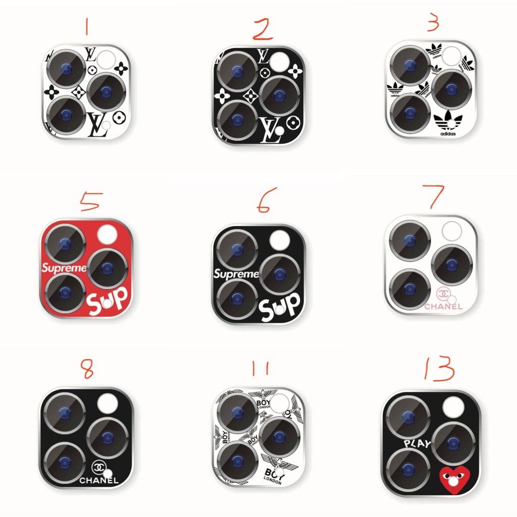 ❤ Miếng Dán Bảo Vệ Camera Siêu Mỏng Cho iPhone 12 Pro Max 12 mini 11 Pro Max 11 Pro 11