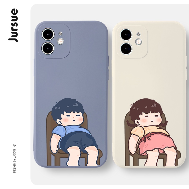 Ốp điện thoại JURSUE XYH641 mềm kiểu cặp thích hợp cho iPhone 14 13 12 11 Pro Max SE 2020 X XR XS 8 7 6S 6 Plus