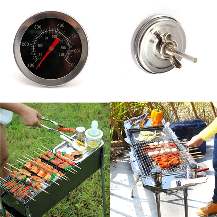 Đồ nướng BBQ Nướng Nhiệt kế Nhiệt độ Đo nhiệt độ Cắm trại ngoài trời Dụng cụ thực phẩm