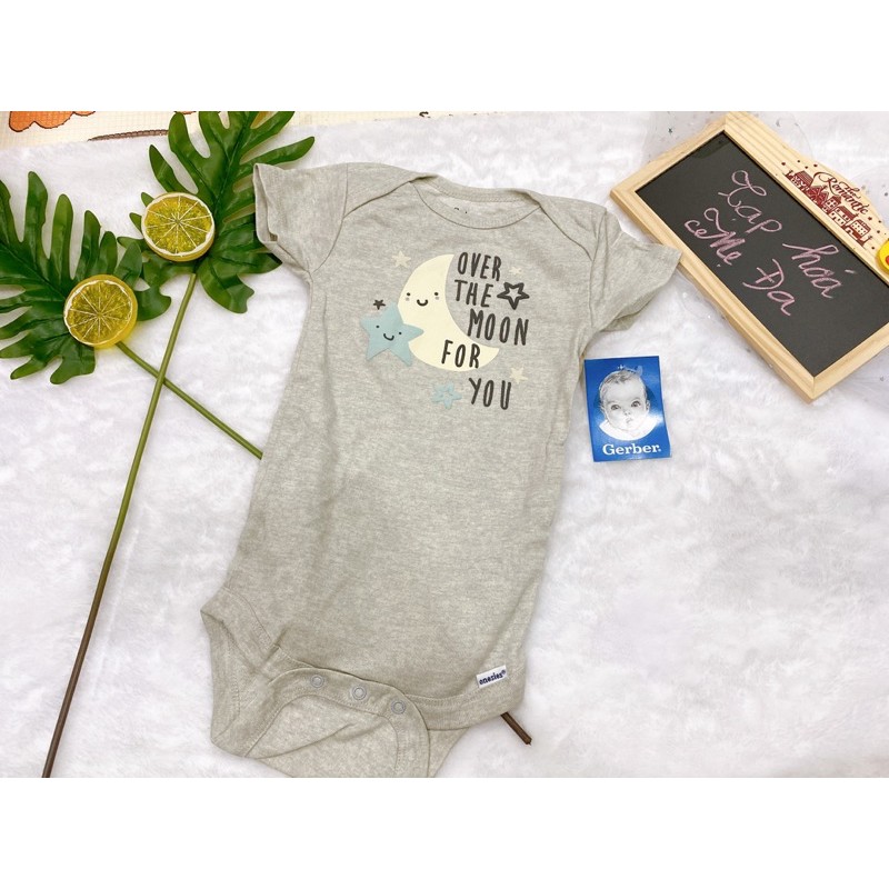 Bodysuit Gerber có tay chính hãng cho bé (Hàng order Mỹ bay air)