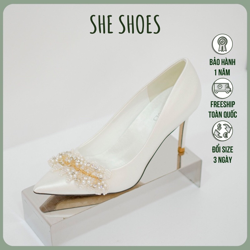 Giày cưới PEARL cao cấp độc quyền bới SHE SHOES (NEW ARRIVAL)