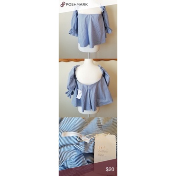 Áo zara sơ mi bẹt vai bèo điệu