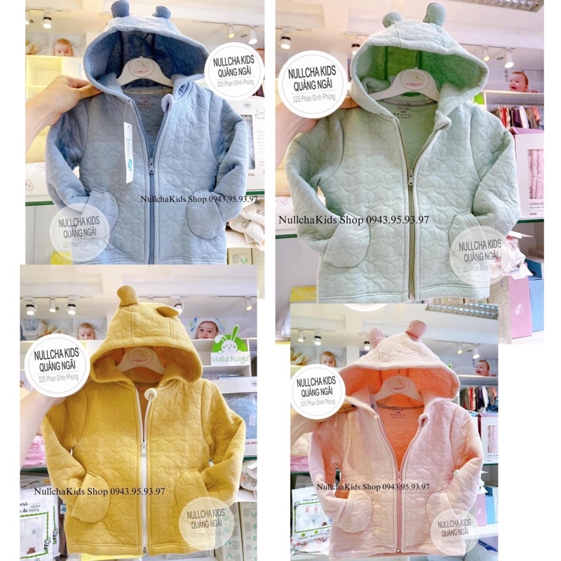 Moon- Áo khoác Trần bông ấm siêu mềm mịn