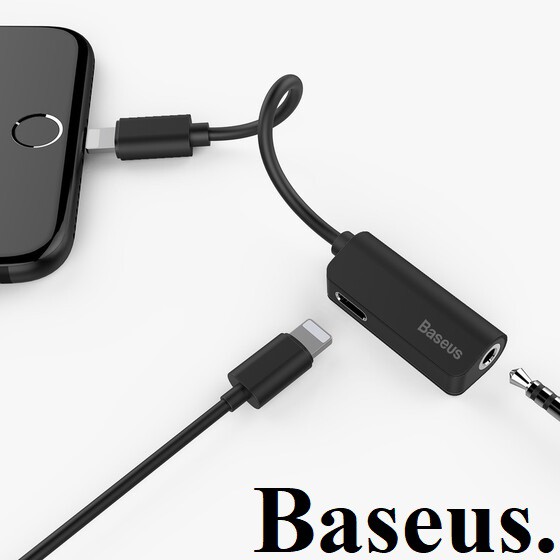 Cáp chuyển đổi iphone 7 vừa nghe vừa sạc L32 Baseus chính hãng