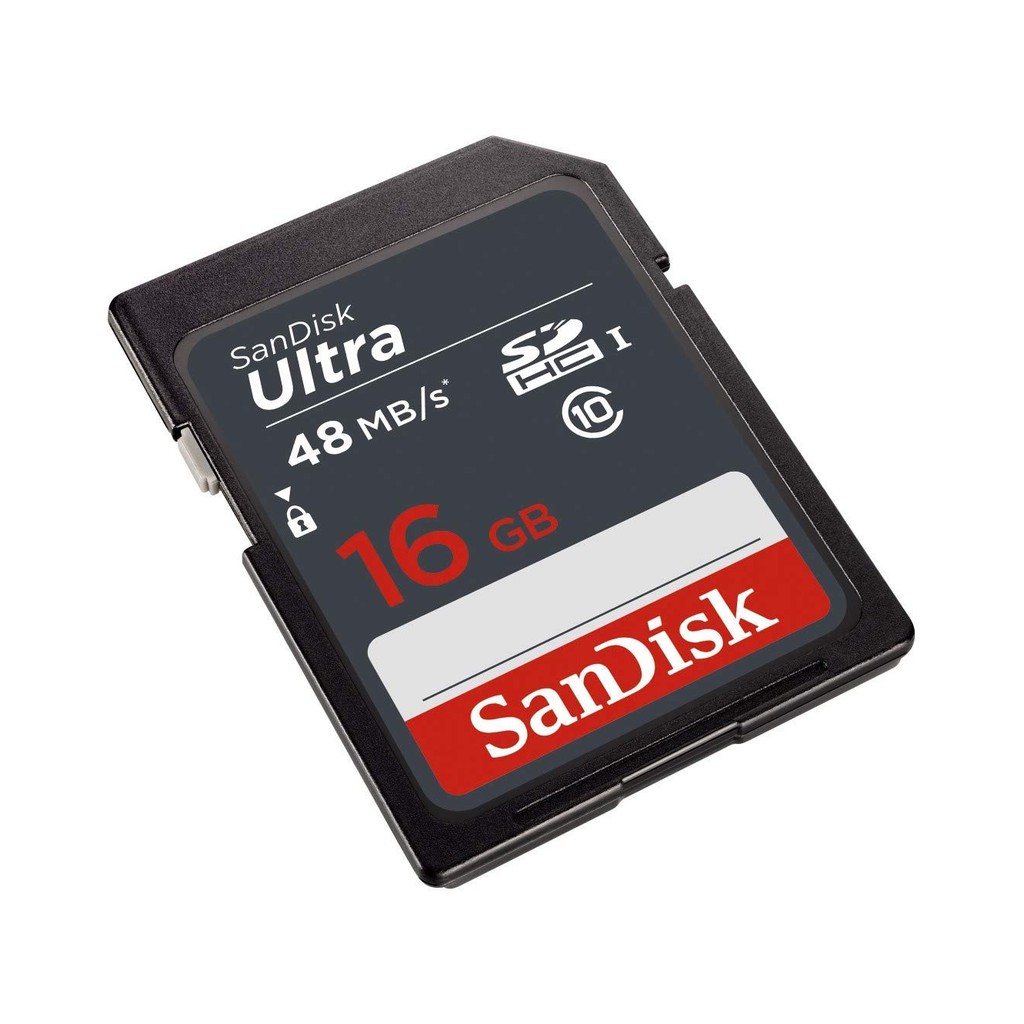 Thẻ nhớ SD Sandisk Ultra 16GB 80MB/s UHS-I (cho máy ảnh) | BigBuy360 - bigbuy360.vn