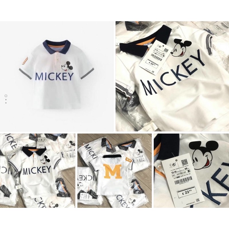ÁO POLO MICKY ZARA DƯ XỊN