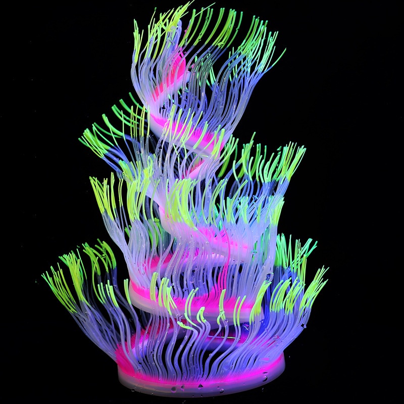 San Hô Silicon Mềm Trang Trí Bể Cá Anemone