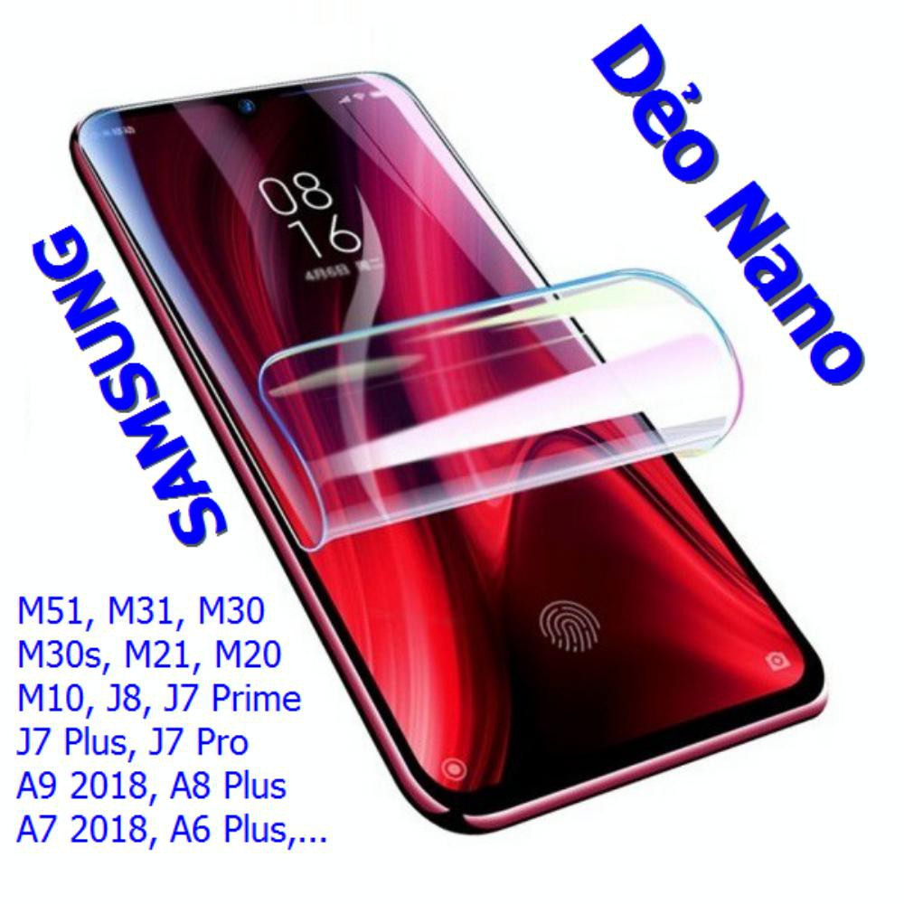 Miếng Dán Màn Hình Siêu Mỏng Dẻo Nano Cường Lực DCX-9H Samsung A7 2018