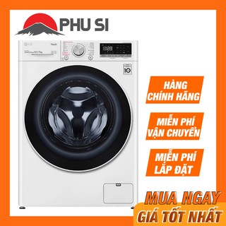 [MIỄN PHÍ VẬN CHUYỂN - LẮP ĐẶT] FV1408G4W - Máy giặt sấy LG Inverter 8.5 kg FV1408G4W