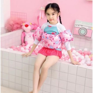 Áo Phao Bơi Liền Tay Và Ngực Cho Bé, Phao Bơi Đỡ Ngực Và Tay Mẫu Mới Cho Bé Trai Bé Gái