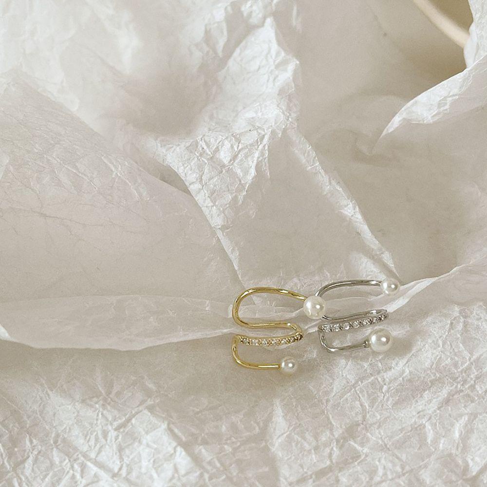 Khuyên Tai Dạng Kẹp Bằng Đồng Đính Đá Ngọt Ngào Dành Cho Nữ