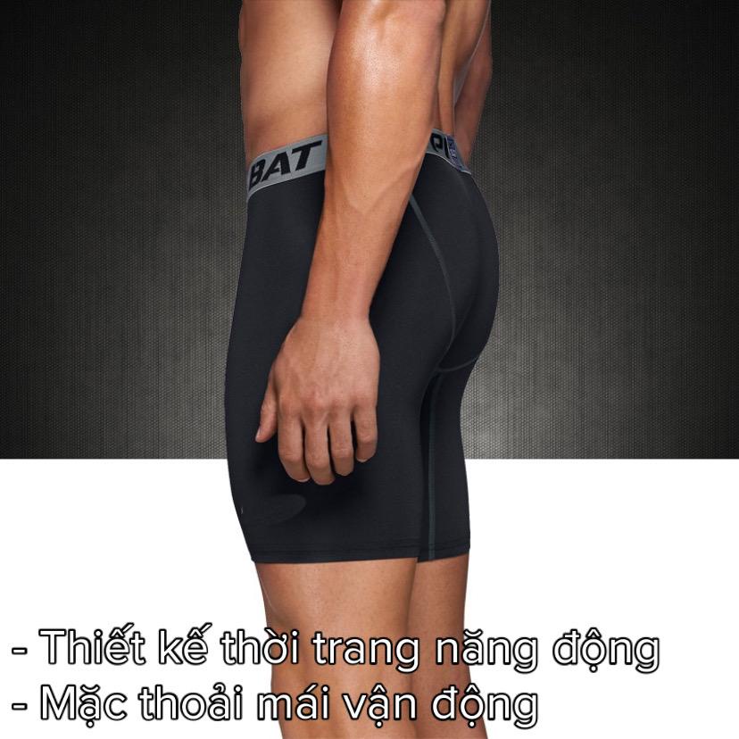 Quần tập gym nam cao cấp, quần Combat đùi, quần short tập gym thời trang
