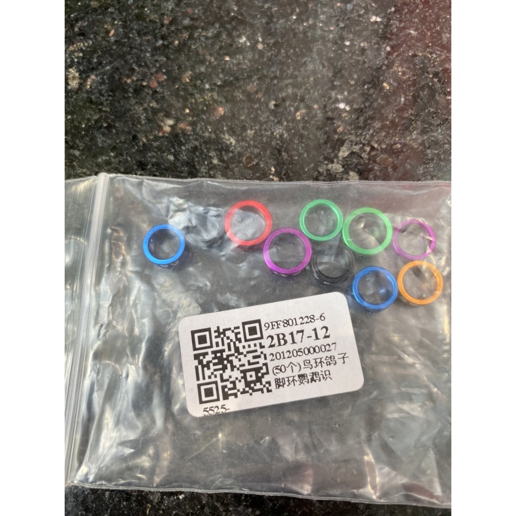 Bộ 10 Vòng Đeo Chân Chim Nhiều Màu Sắc